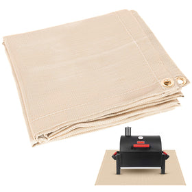 UMONIE 40x40 fire pit mat protecting surfaces from embers and heat