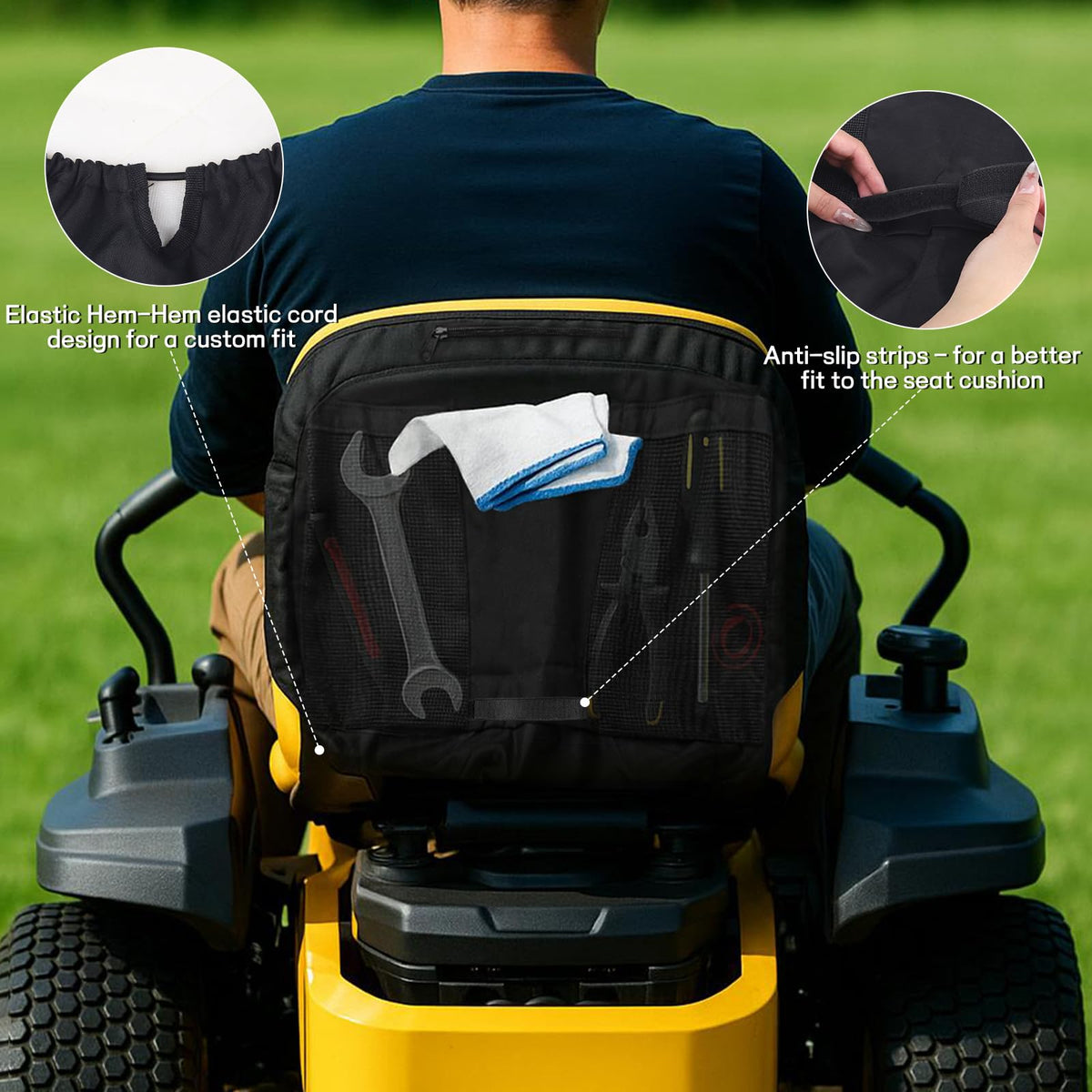 UMYLOV anti-slip cushion keeps the seat secure during rides.