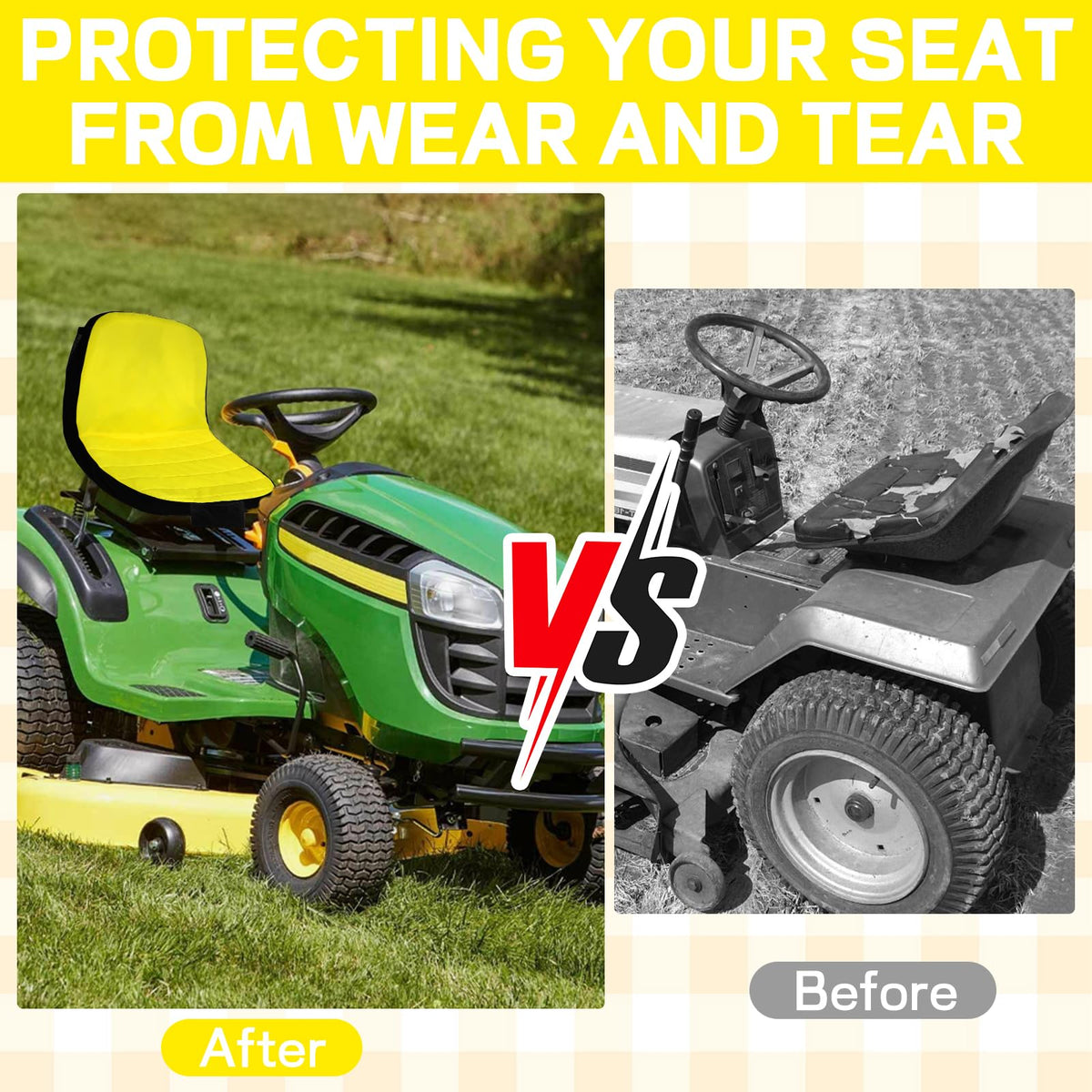 UMYLOV fits Cub Cadet and John Deere tractors securely.