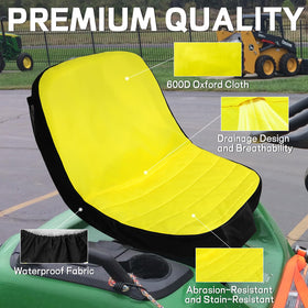 UMYLOV seat cover front pocket stores phone while mowing.