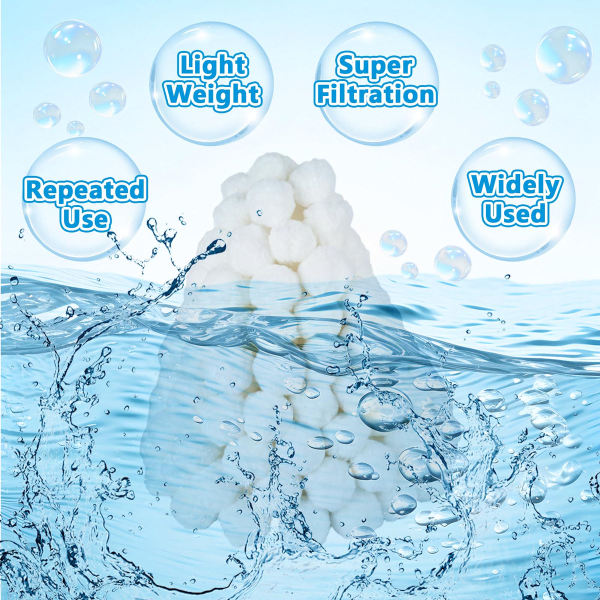 UMySpcl pool filter media fits tanks and aquariums for versatile filtration.