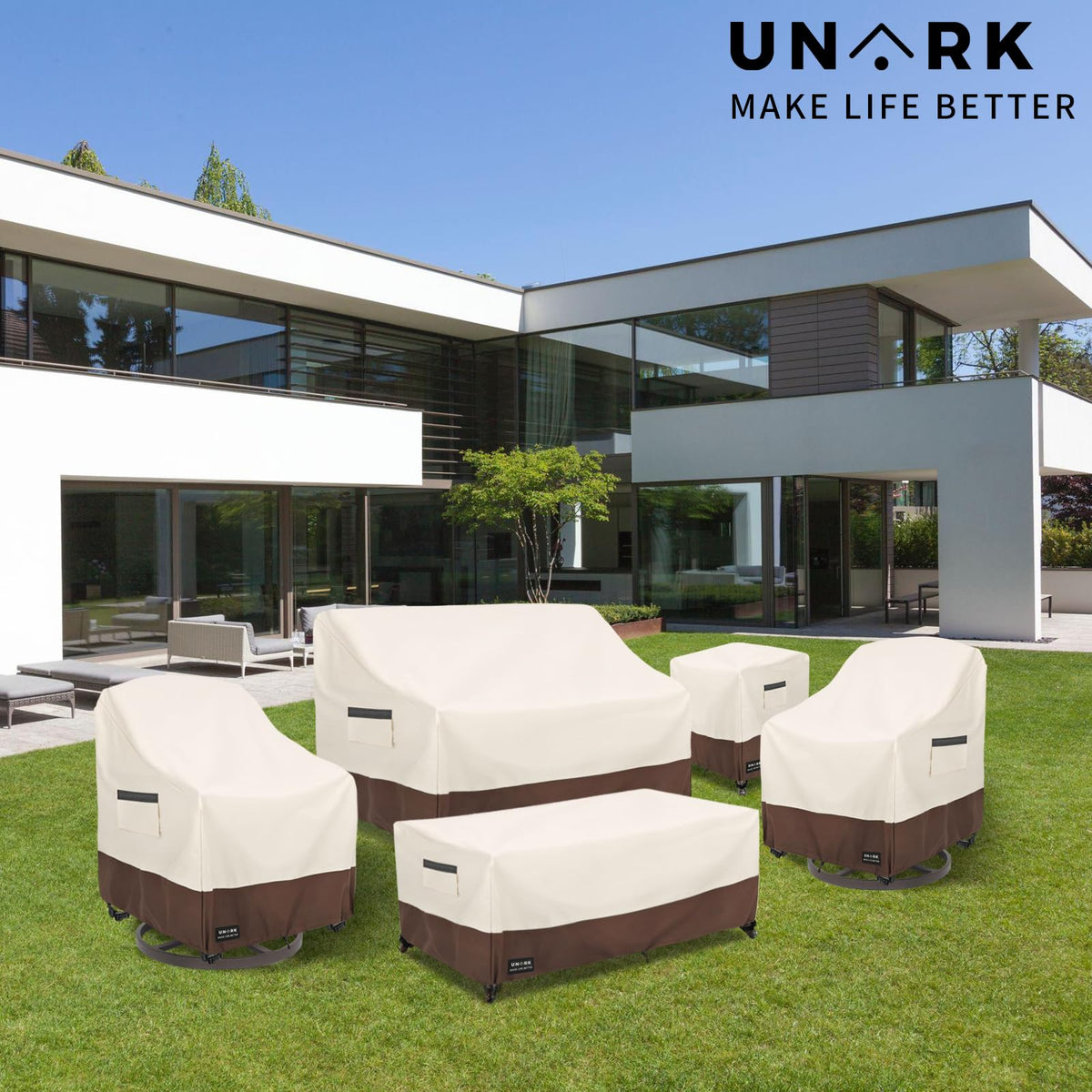 UNARK Air Vents reduce condensation and help airflow around the sofa