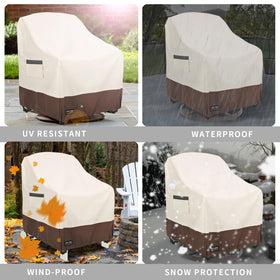 Size guide shows 35 x 37 x 36 inches fit