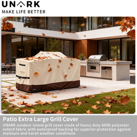 UNARK front vent design promotes airflow while protecting the grill.