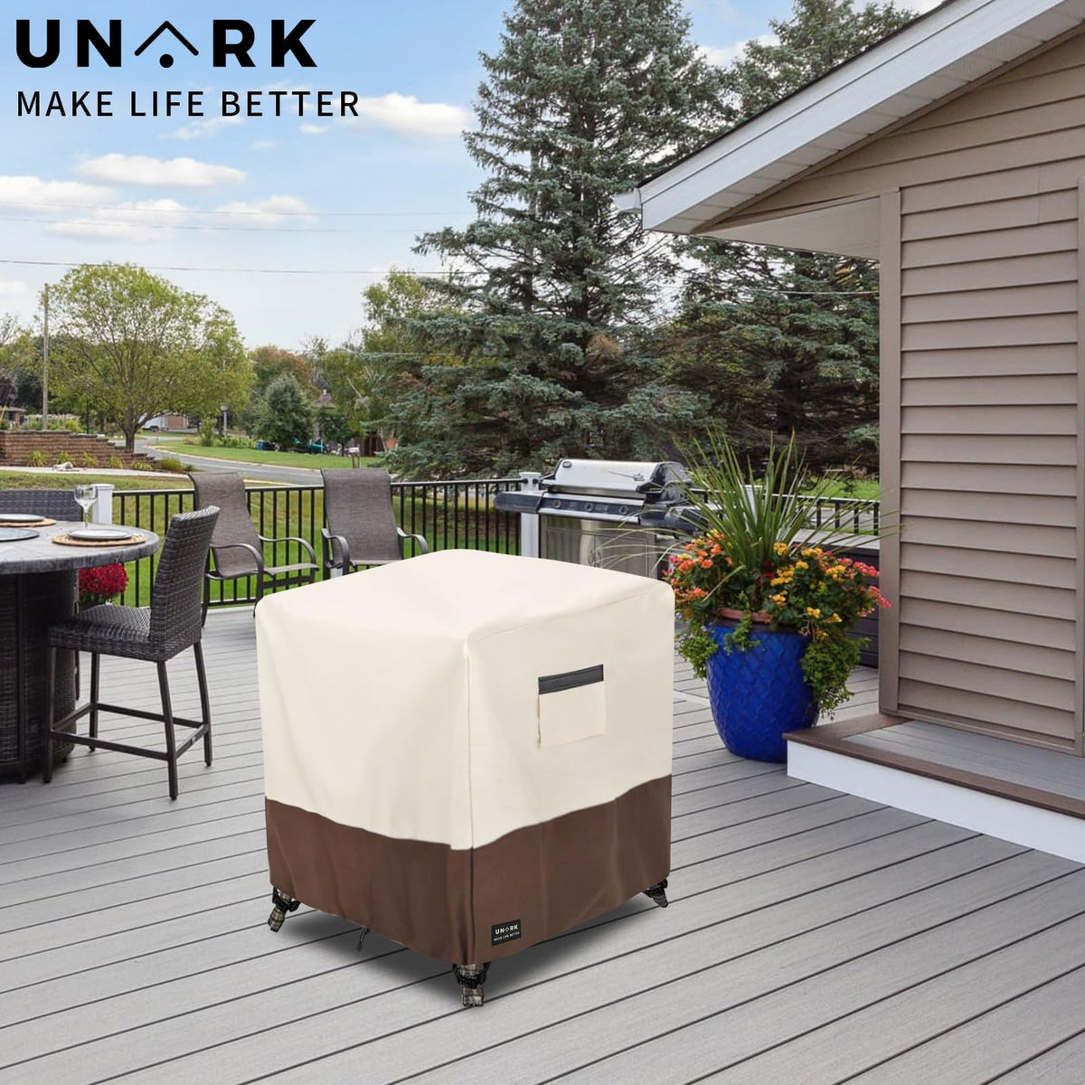 UNARK dustproof cover keeping the table surface clean