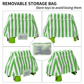 UNARK water table cover keeps wet items air-drying in the detachable pouch.
