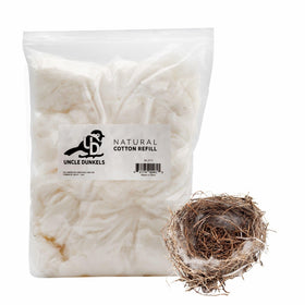 Uncle Dunkels replacement cotton refill bag for nest holder, easy refills.
