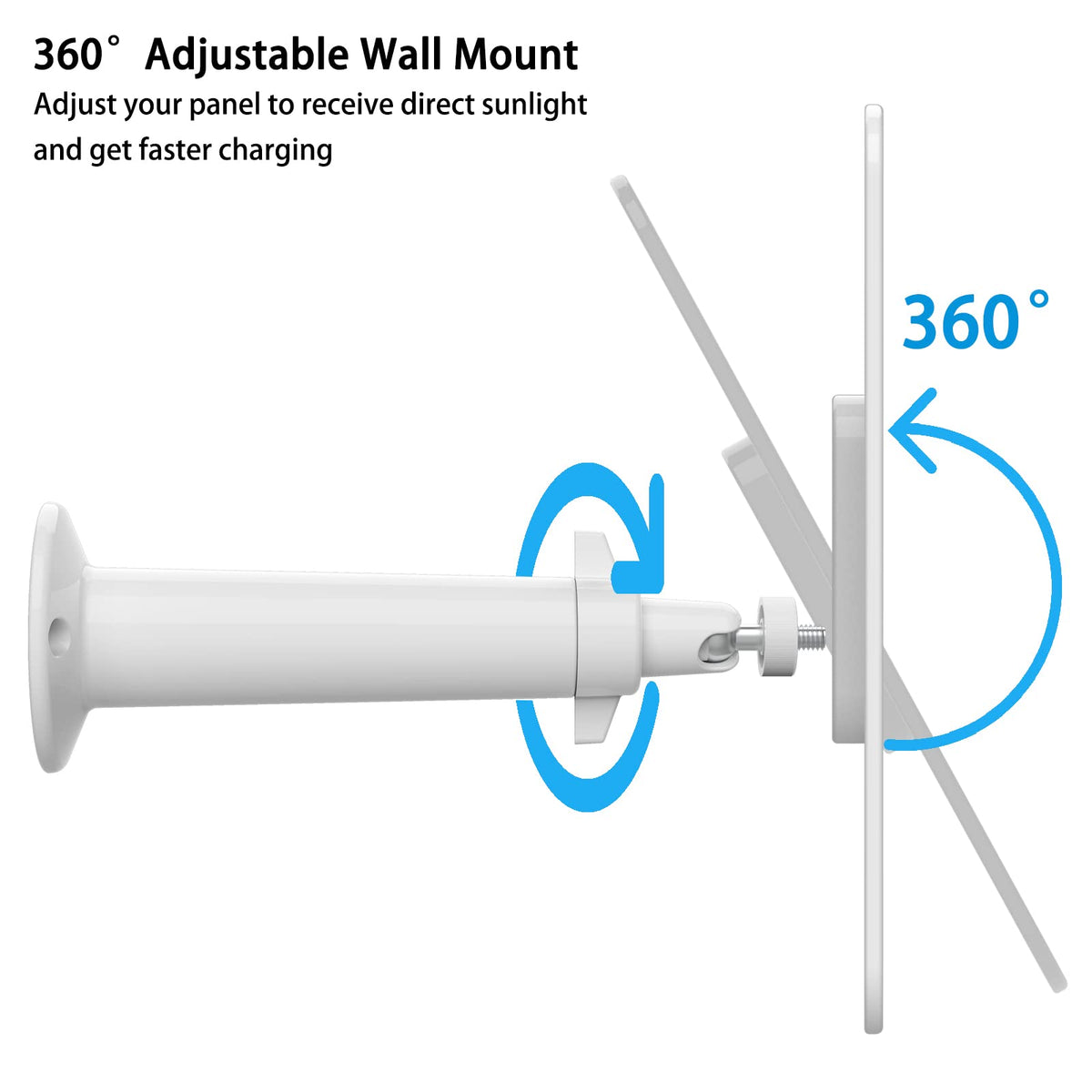 Uncle Squirre 13.1 ft cable enables flexible installation.