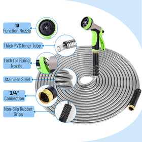 UNCO 50-foot reach covers large lawns with less repositioning.