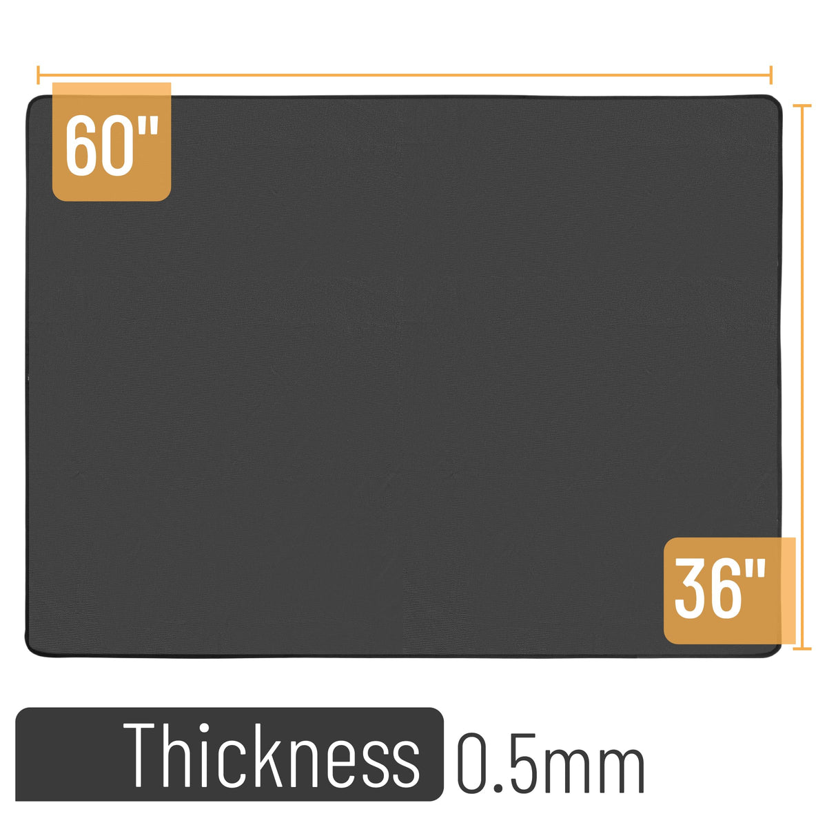 UNCO double-sided grill mat provides versatile coverage under most grills