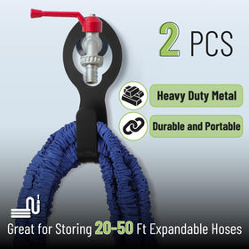 UNCO hose holder outdoor 50ft capacity keeps long hoses organized