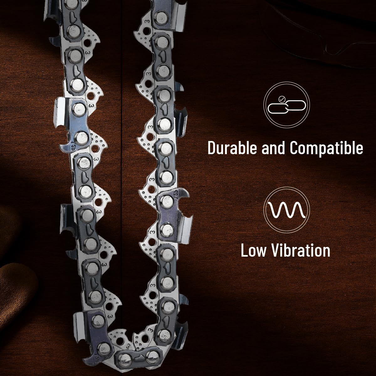 UNCO manganese steel construction for durable, long-lasting use
