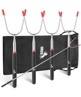 UNCO marshmallow roasting stick extendable to 34 inches for campfire fun