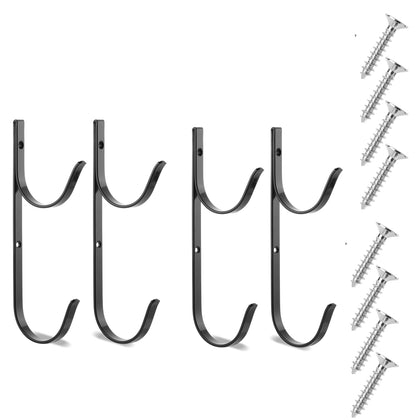 UNCO pool pole hanger wall-mount 4-pack keeps poles organized and off the ground.