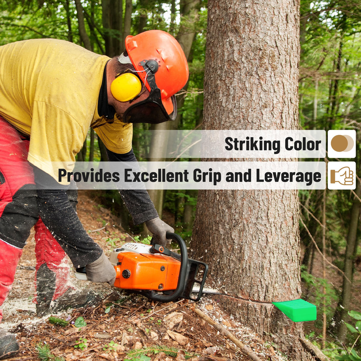 UNCO 4-piece set includes two sizes for versatile felling tasks.