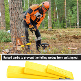 UNCO mesh storage bag keeps wedges organized on site.
