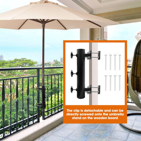 UNDADE patio umbrella holder with easy installation makes setup quick and secure.