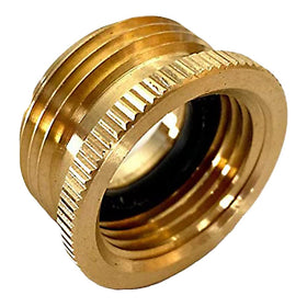 Underhill A-BA107MF brass hose adapter converts 1-inch male to 3/4-inch female for versatile connections.