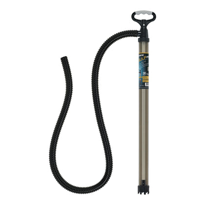 Underhill Big Gulp Pro siphon pump with ergonomic handle for easy water transfer