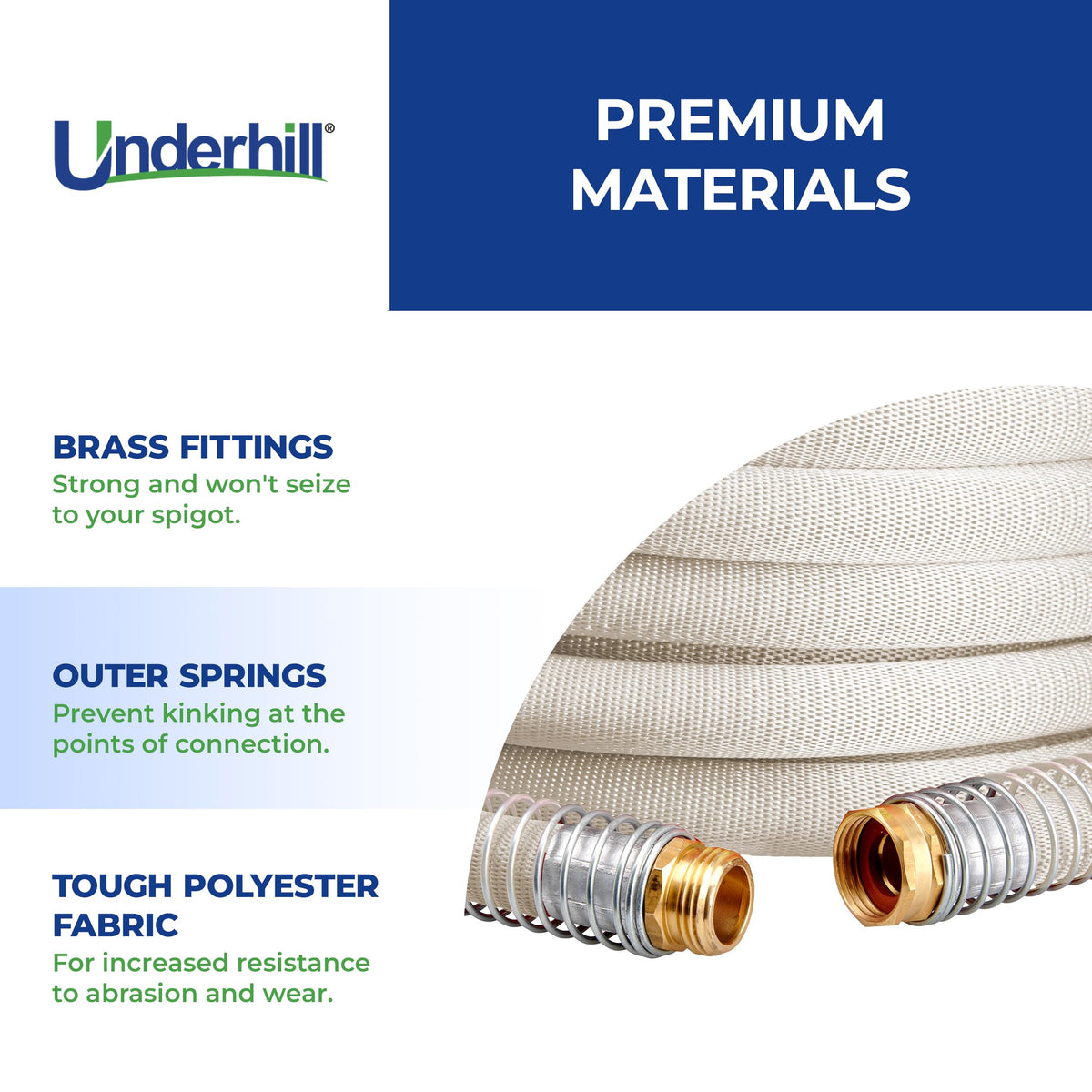 Underhill Featherweight EVO hose in garden use keeps watering smooth and manageable.