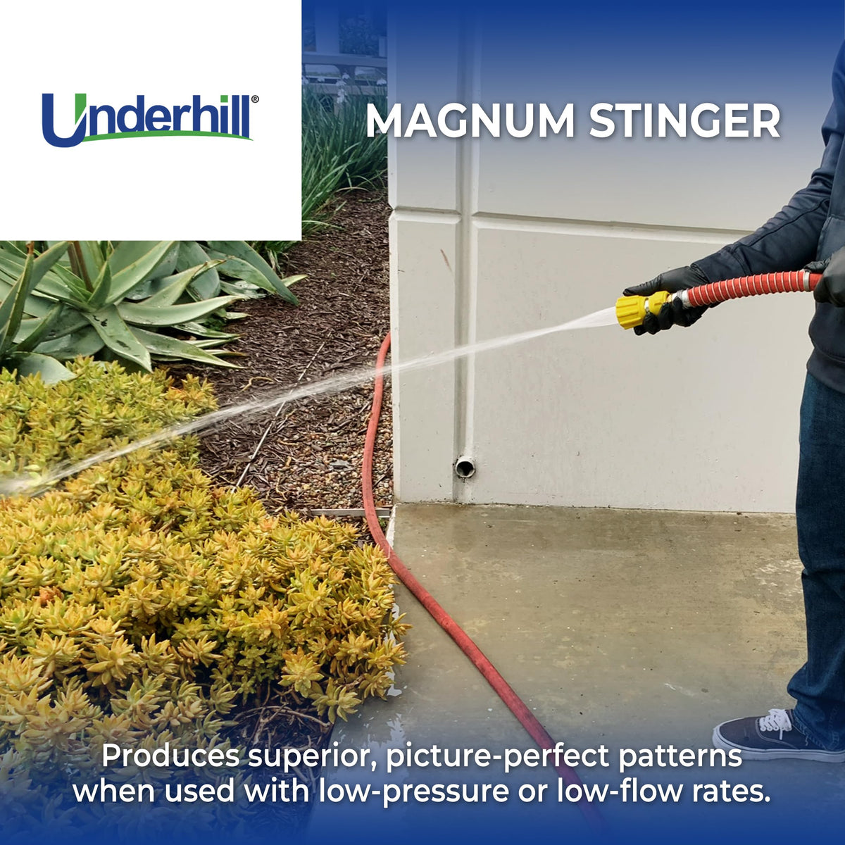Underhill Magnum Stinger back view highlights ergonomic handle for comfortable, extended use.