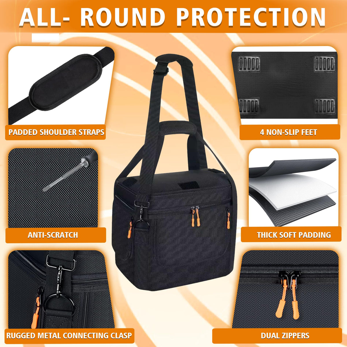 Undomip bag side opening enables ventilation and charging without removing the unit