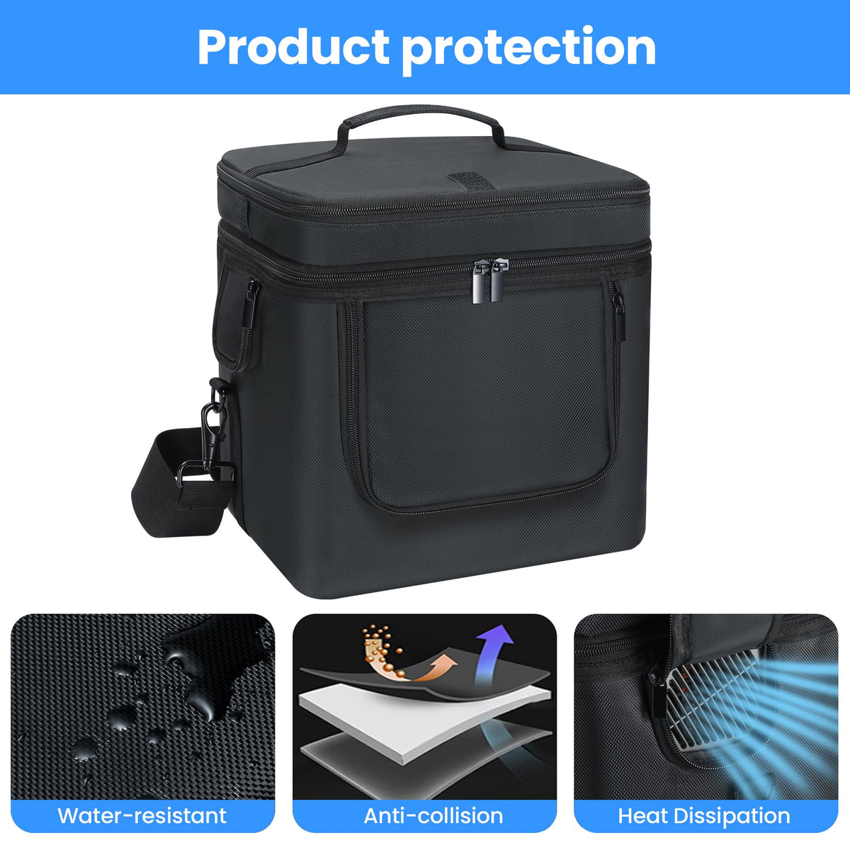 Undomip River 2 Pro bag side zip offers easy access without removing the unit