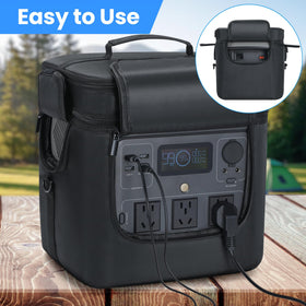 Undomip River 2 Pro bag top pocket stores cables and adapters neatly