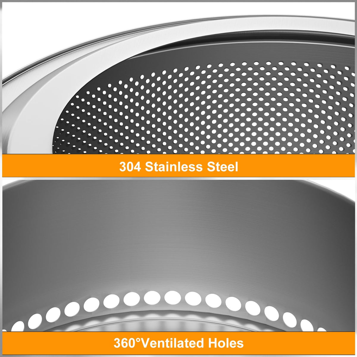 Unho smokeless firepit 50cm diameter provides ample space for logs.