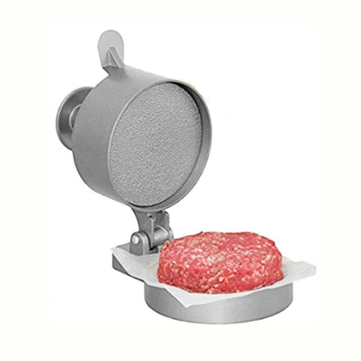 UNI-RHYTHM hamburger press adjustable patty size for quarter- to three-quarter-pound burgers