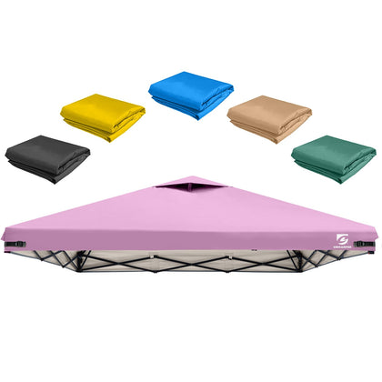 UNICAMPER 10x10 pink canopy top provides durable shade for outdoor spaces.