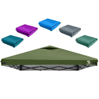UNICAMPER 10x10 pop-up canopy top olive green provides shade replacement.