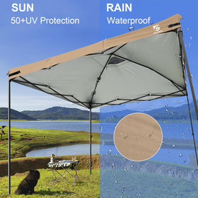 UNICAMPER 10x10 replacement top fits straight-leg frames securely.