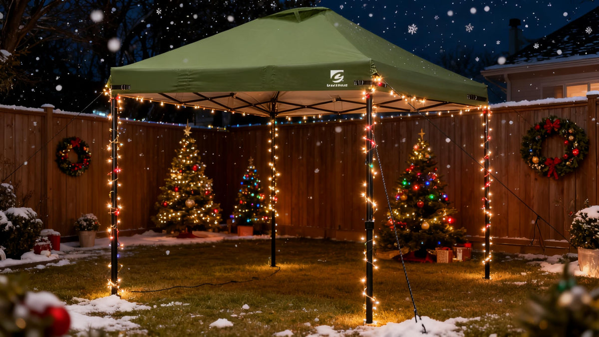 UNICAMPER canopy top with air vent improves airflow and stability.