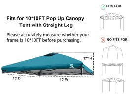 UNICAMPER canopy top with air vent improves airflow and stability