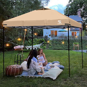 UNICAMPER wind-stable canopy top ideal for outdoor events.