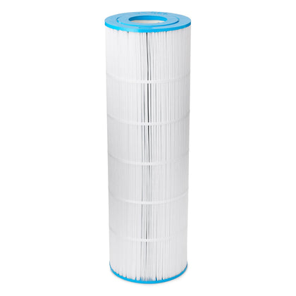 Unicel C-8417 filter cartridge showing 175 sq ft media for enhanced debris capture.