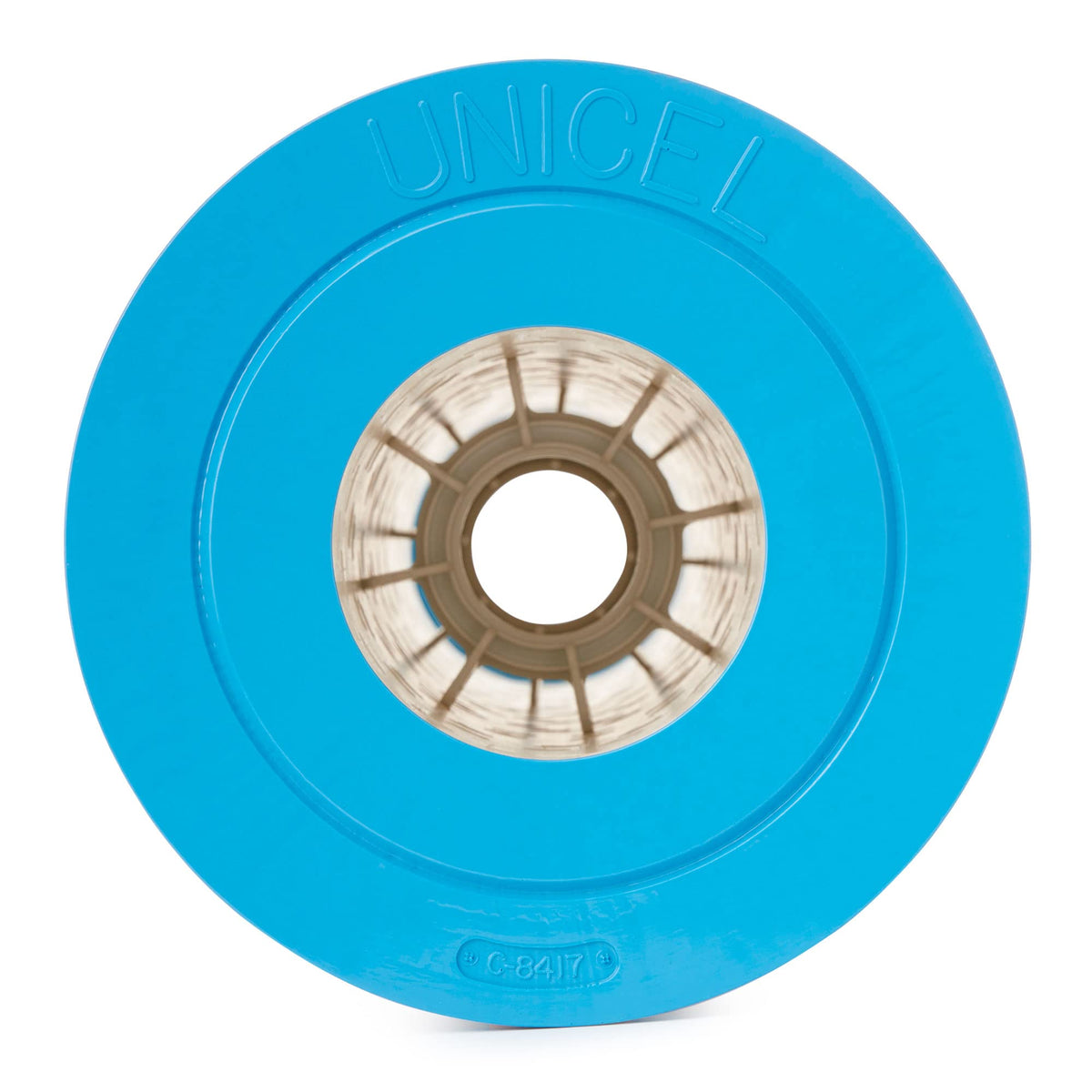 Close-up of 202 pleats on Unicel C-8417 for efficient water flow.