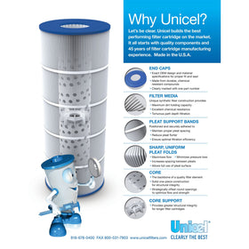 Effective debris capture and steady flow with Unicel C-8417 in action.