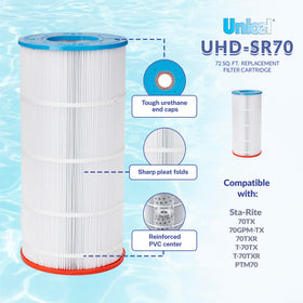 Unicel UHD-SR70 bottom slots provide media support and durability