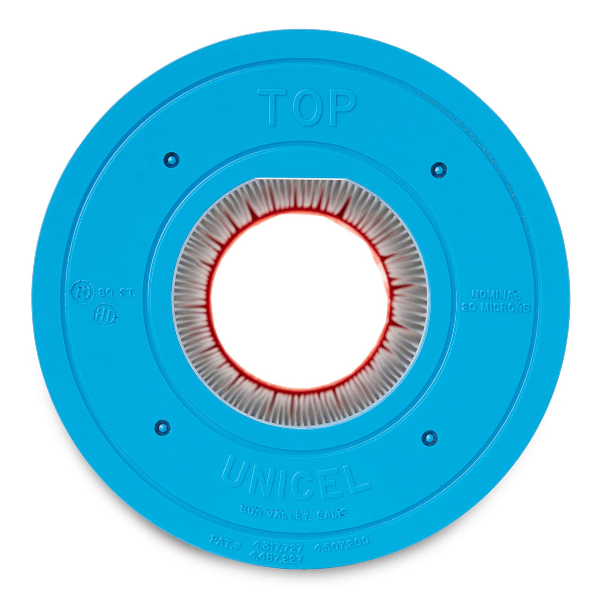 Unicel UHD-SR70 pleat folds maintain consistent water flow