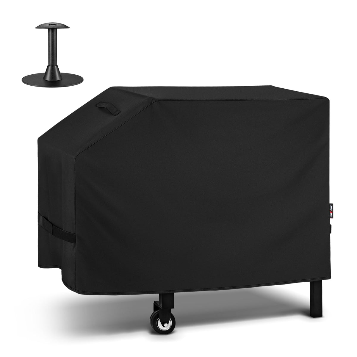 Unicook 28-inch griddle cover front view protects against rain and sun