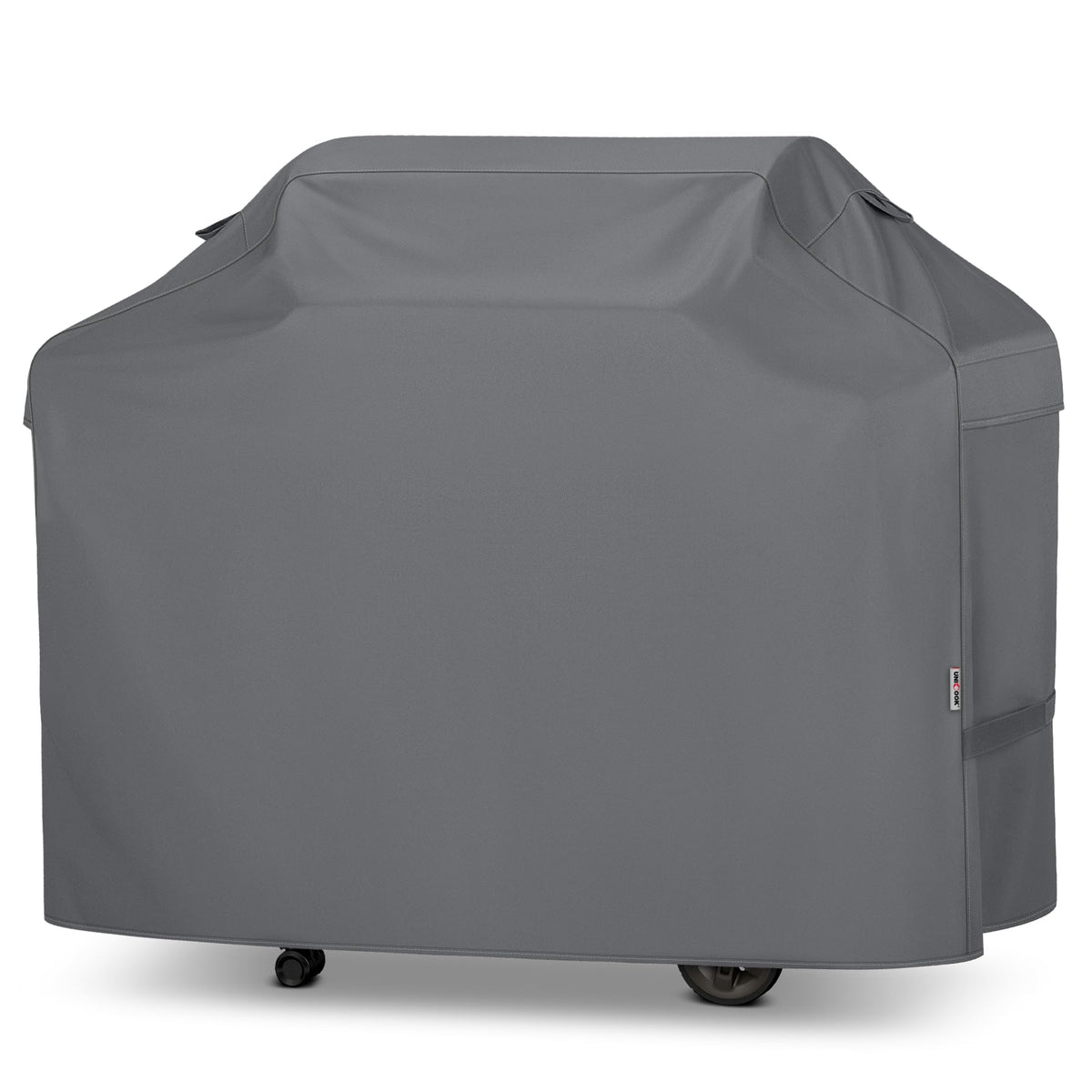 Unicook 70-inch grill cover on a grill for all-season protection