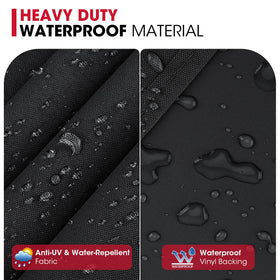 Unicook 82-inch grill cover wind-straps secure fit on windy days