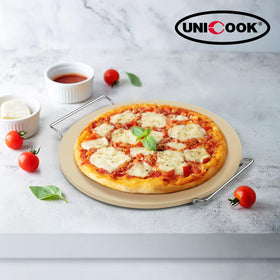 Unicook includes dough scraper to assist prep and cleanup.