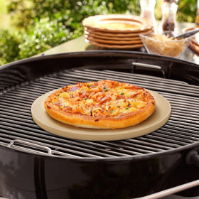 Unicook durable cordierite baking stone withstands high-heat cooking