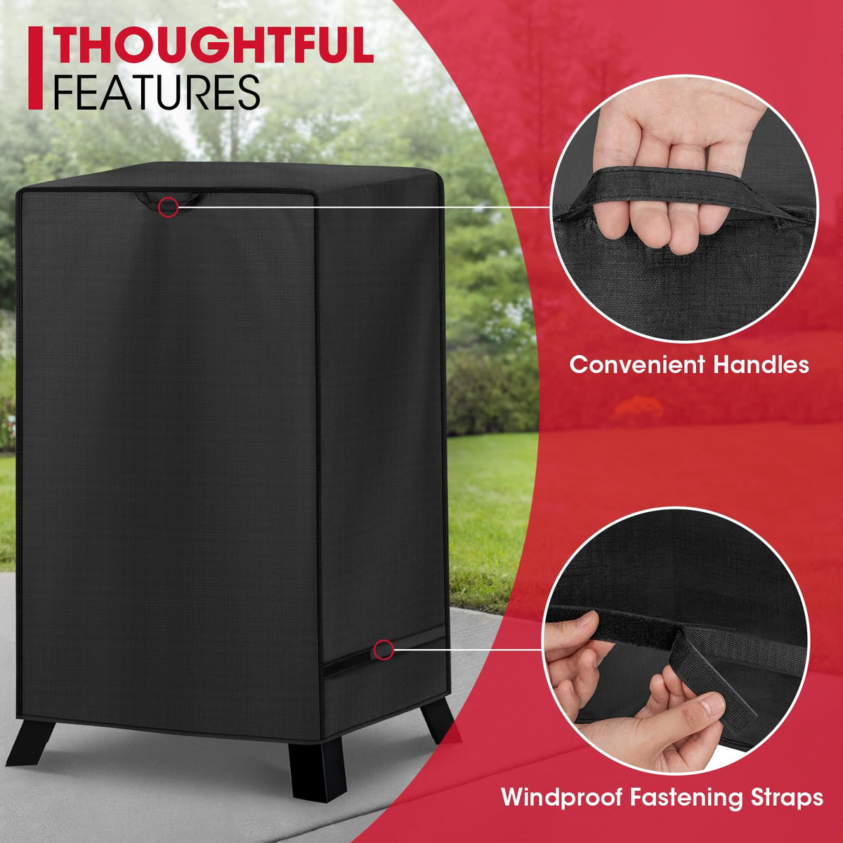 Unicook smooth vinyl surface is easy to clean; rinse away dirt for quick maintenance