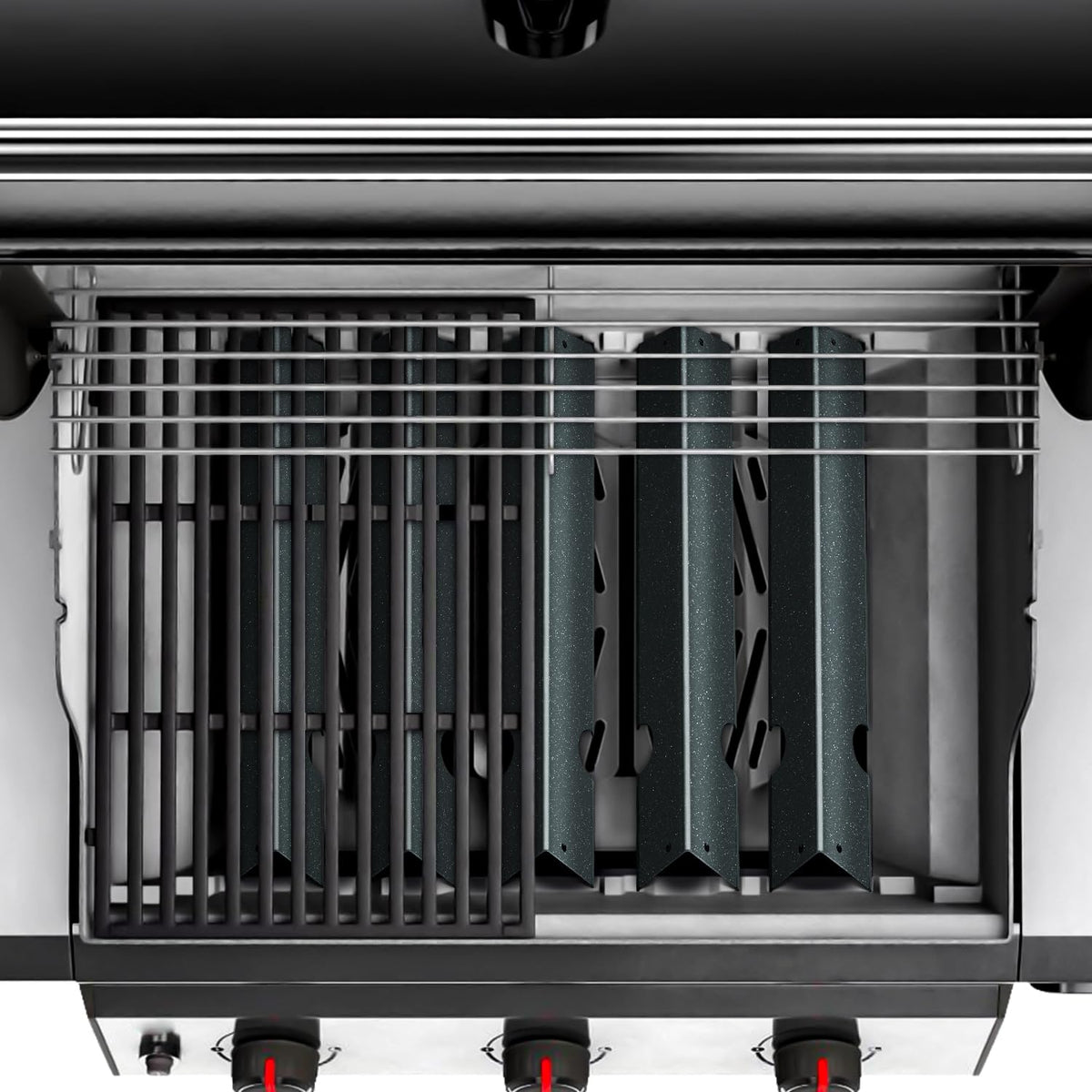 Front-to-back installation with no tools, and easy cleaning