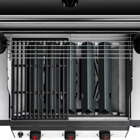 Front-to-back installation with no tools, and easy cleaning