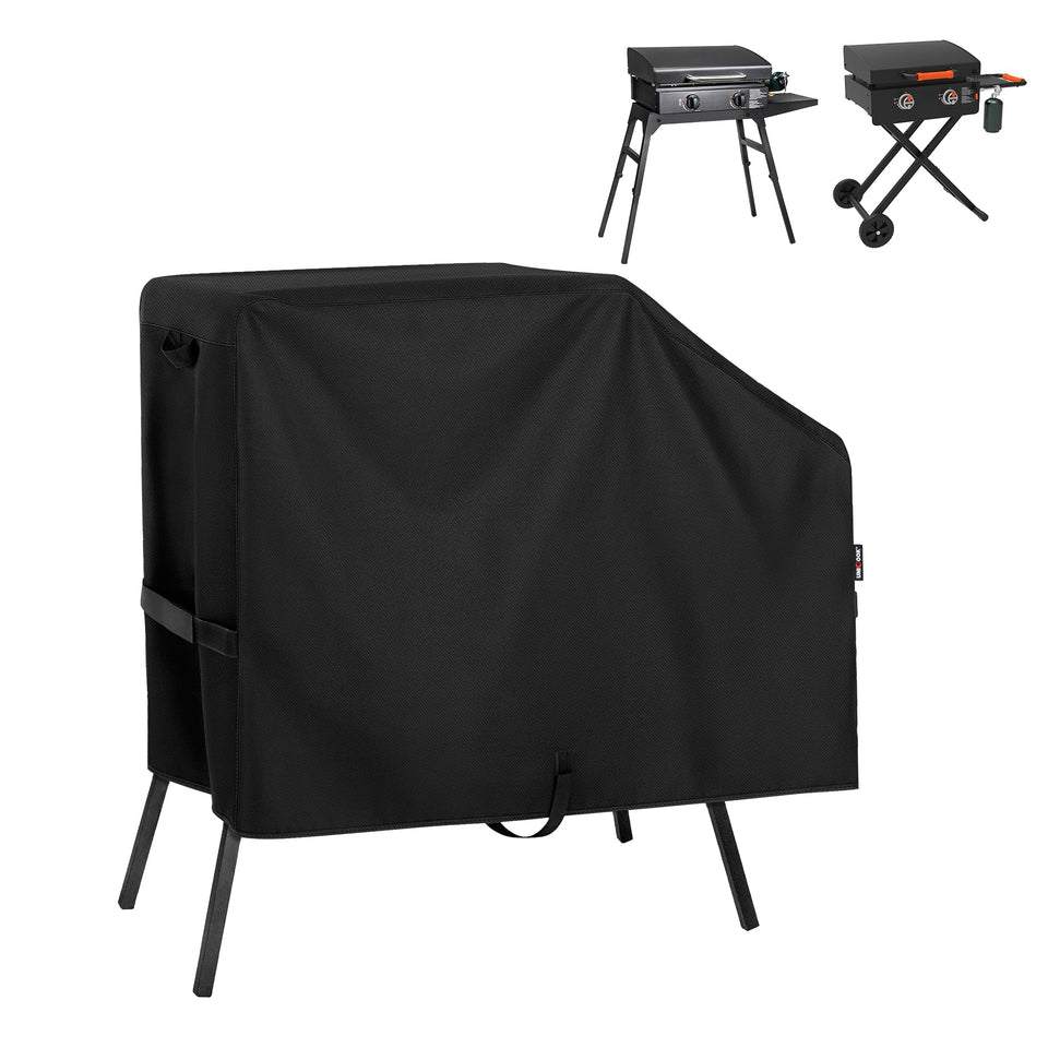 Unicook Griddle Cover 22-inch front view protects your grill from weather and wear.